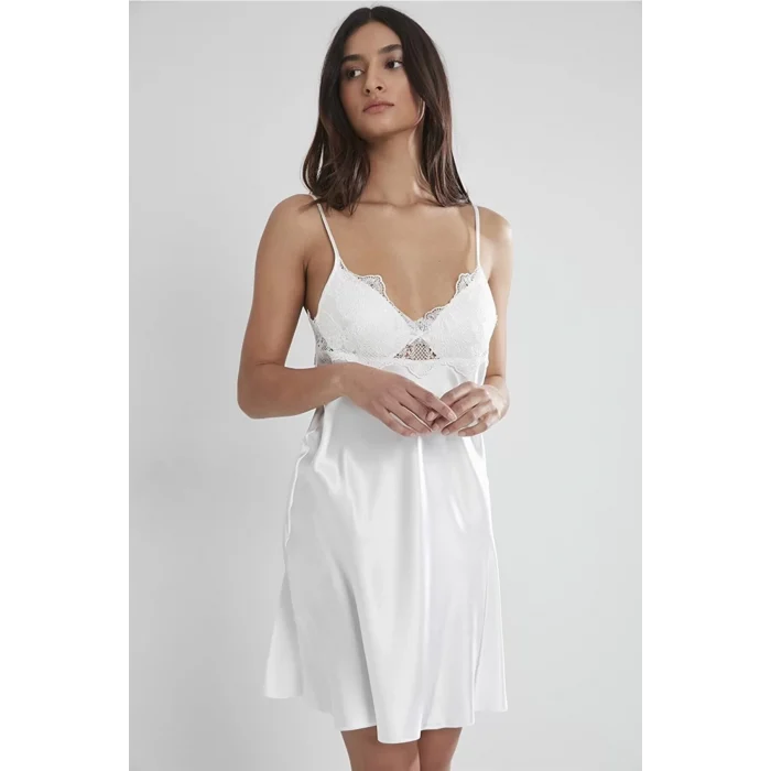 Pierre Cardin 6335 6lı Saten Gecelik Sabahlık Takım