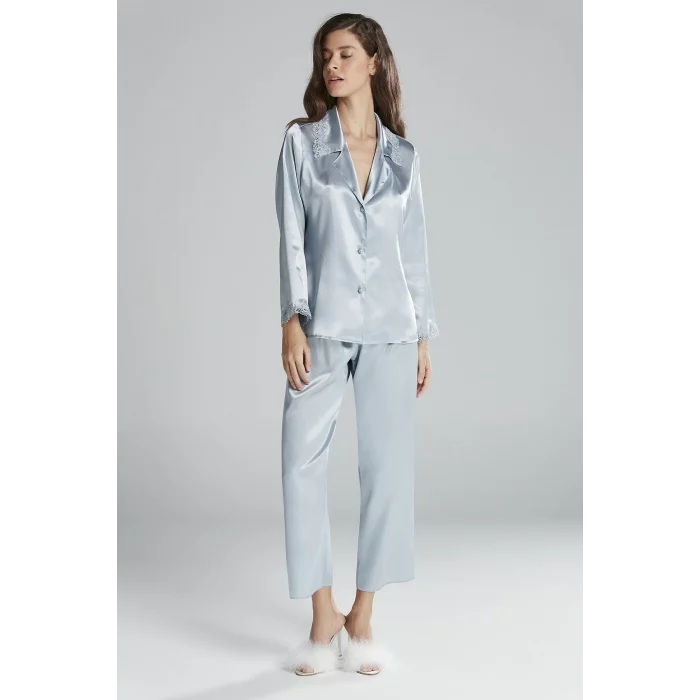 Pierre Cardin 6965 Bayan 6lı Saten Gecelik Sabahlık