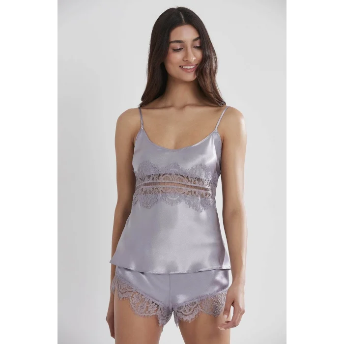 Pierre Cardin 2490 Bayan Sabahlıklı Saten Şort Takım