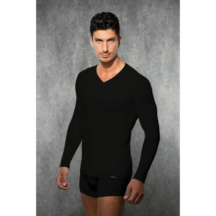 Doreanse 2985 Erkek Uzun Kol V Yaka  Termal İçlik