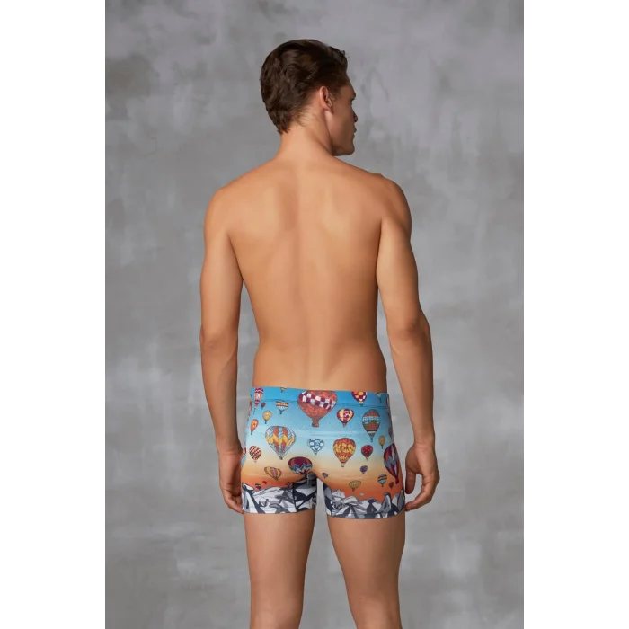 Doreanse 1819 Erkek Modal Cappadocia Baskılı Torbalı Boxer