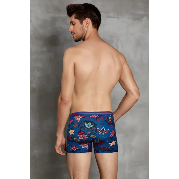 Doreanse 1898 Erkek Modal Çok Renkli Baskılı Torbalı Normal Paça Boxer