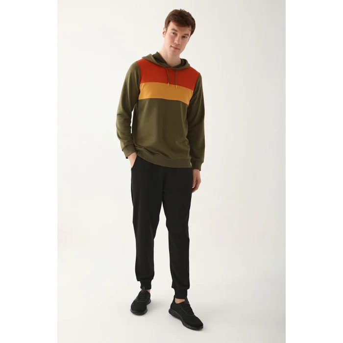 Arnetta AR2785-S Erkek Uzun Kol Kapüşonlu Pijama Takımı