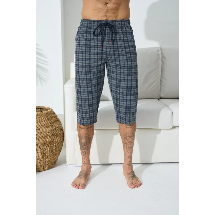 Kocabey 195 Erkek Ekose Tek Kapri Şort