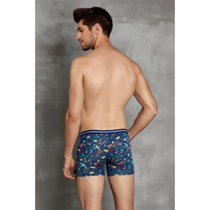 Doreanse 1859 Erkek Modal Çok Renkli Baskılı Torbalı Normal Paça Boxer