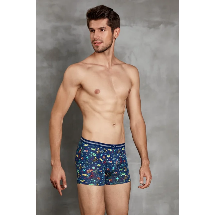 Doreanse 1859 Erkek Modal Çok Renkli Baskılı Torbalı Normal Paça Boxer