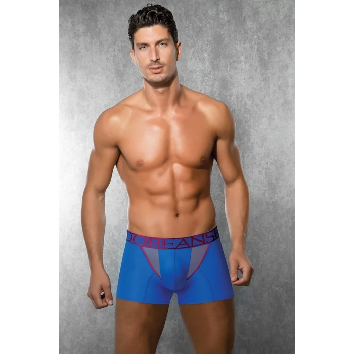 Doreanse 1562 Erkek Fantezi Tül Detaylı Marka Baskı Bel Bantlı Boxer