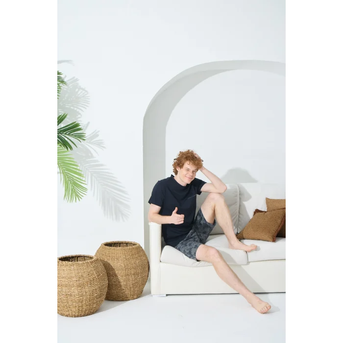 Kocabey 1008 Erkek O Yaka Şortlu Takım