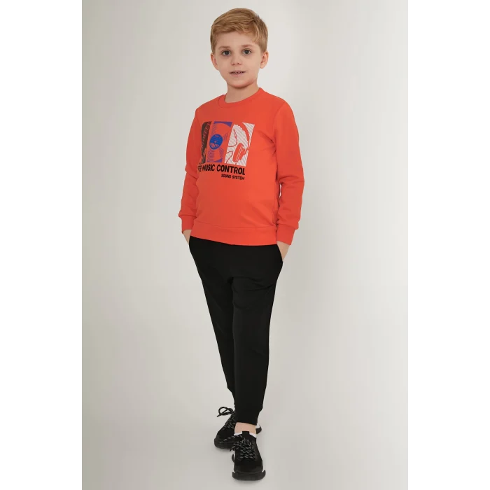 Roly Poly RP3208-G Erkek Çocuk Uzun Kollu Eşofman Takım