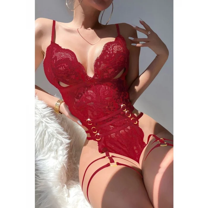 For Dreams 8405 Dantelli Fantezi Bodysuit