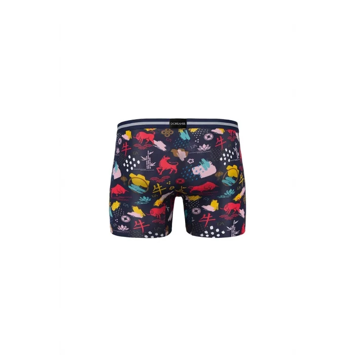 Doreanse 1849 Erkek Memox Baskılı Modal Normal Paça Renkli Boxer