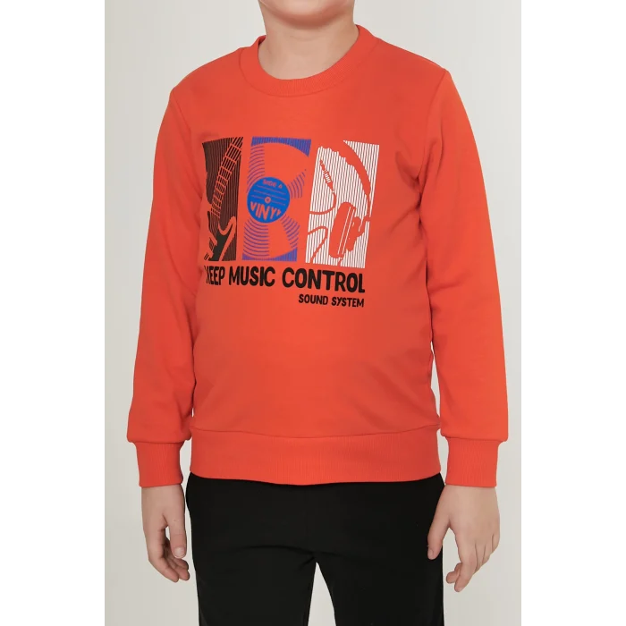 Roly Poly RP3208-G Erkek Çocuk Uzun Kollu Eşofman Takım