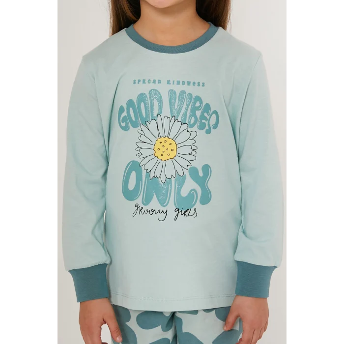 Roly Poly 3247-2 Kız Çocuk Uzun Kollu Pijama Takımı