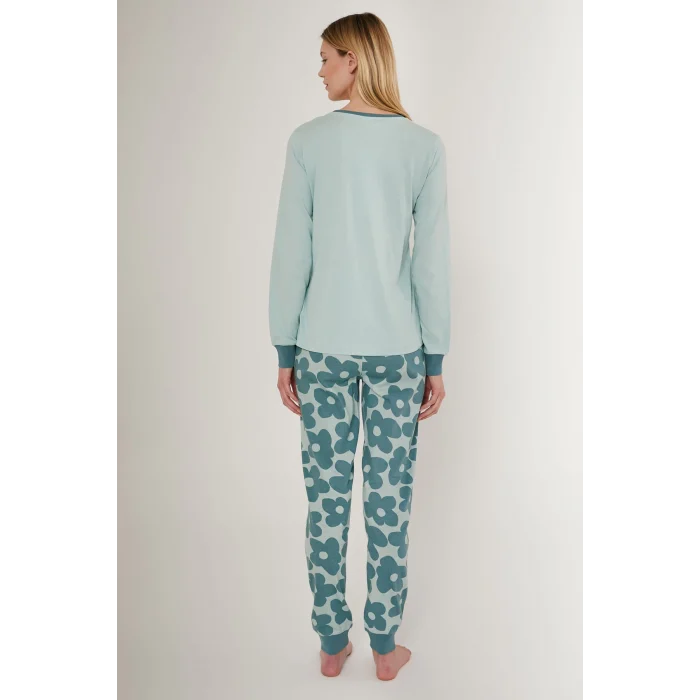 Roly Poly 3247-S Kadın Uzun Kol Pijama Takımı