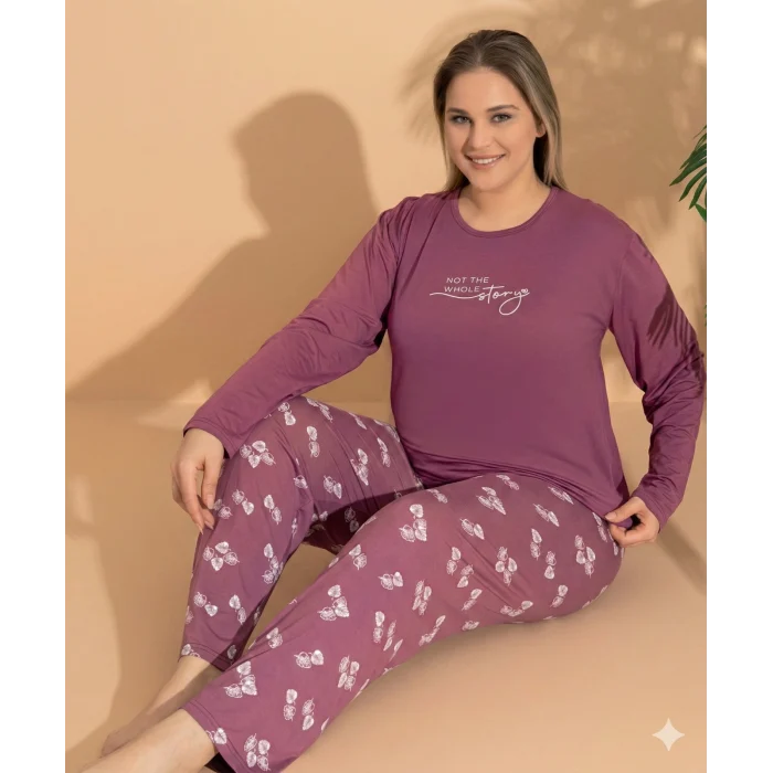 Boyraz ML-01244 Kadın Battal Pijama Takımı