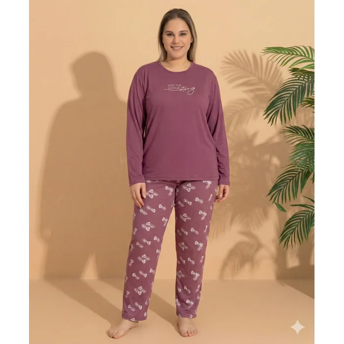 Boyraz ML-01244 Kadın Battal Pijama Takımı