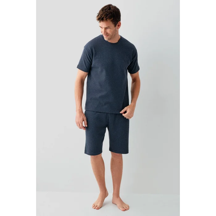 RolyPoly 3725-S Erkek O Yaka Bermuda Takım