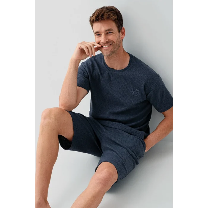 RolyPoly 3725-S Erkek O Yaka Bermuda Takım