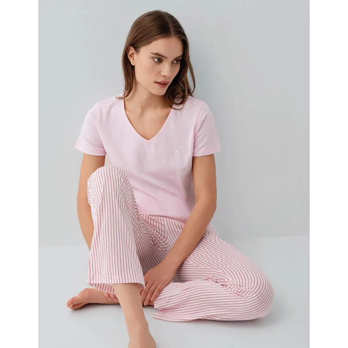 Pierre Cardin 9202-S Kısa Kol Pijama Takımı