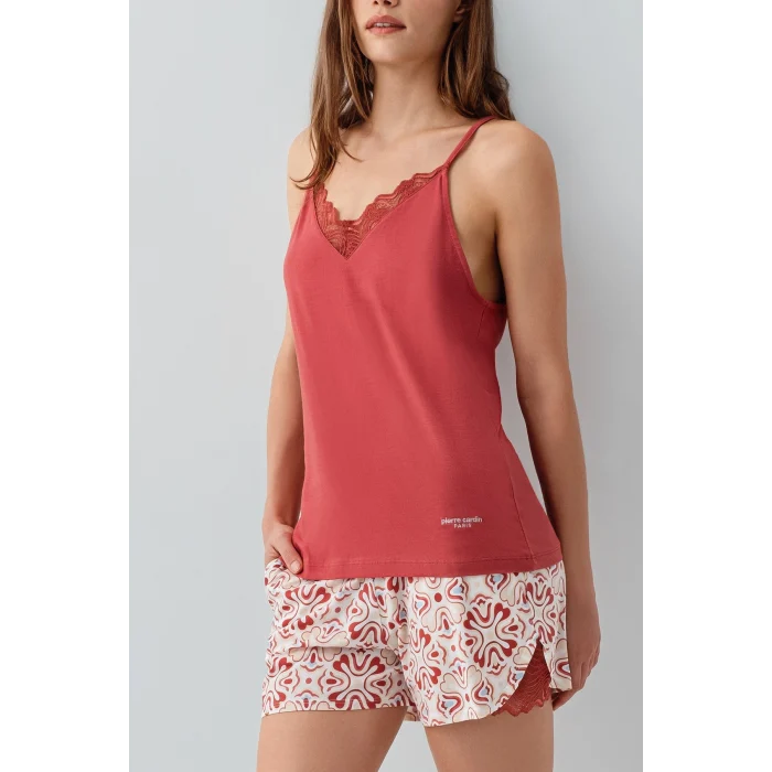 Pierre Cardin 9197-S Askılı Şort Takım