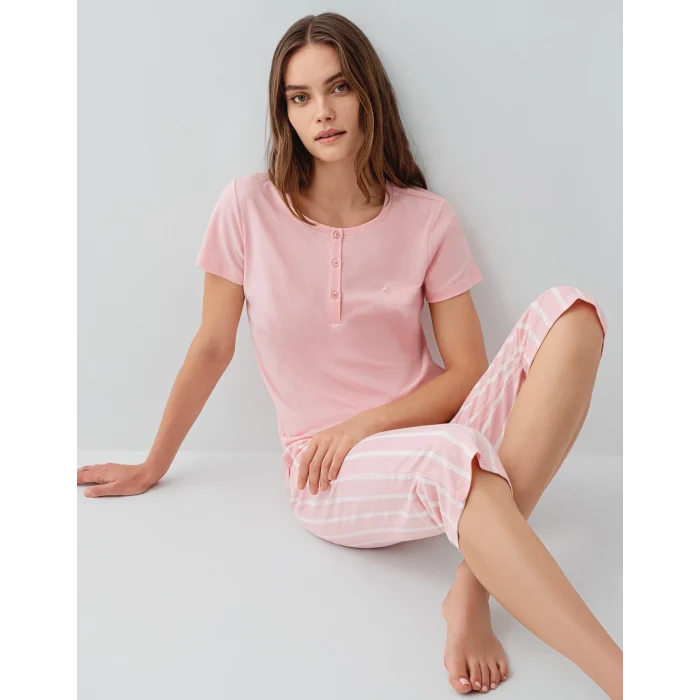 Pierre Cardin 9151-X Kadın Kapri İkili Takım