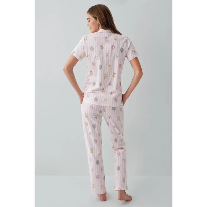 RolyPoly 3809-S Kadın Gömlek Pijama Takım