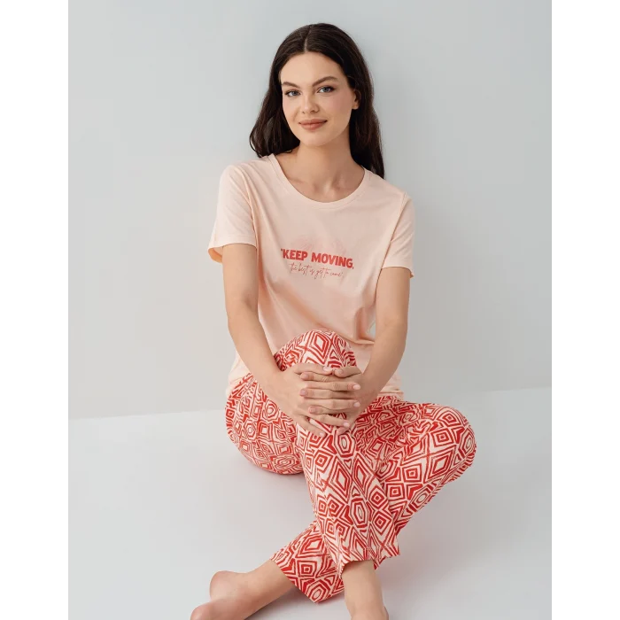 Arnetta 3611-X Kadın Kısa Kol Pijama Takım