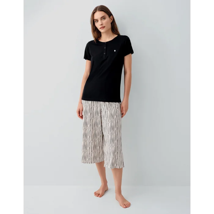 Pierre Cardin 9189-X Kadın Kapri İkili Takım