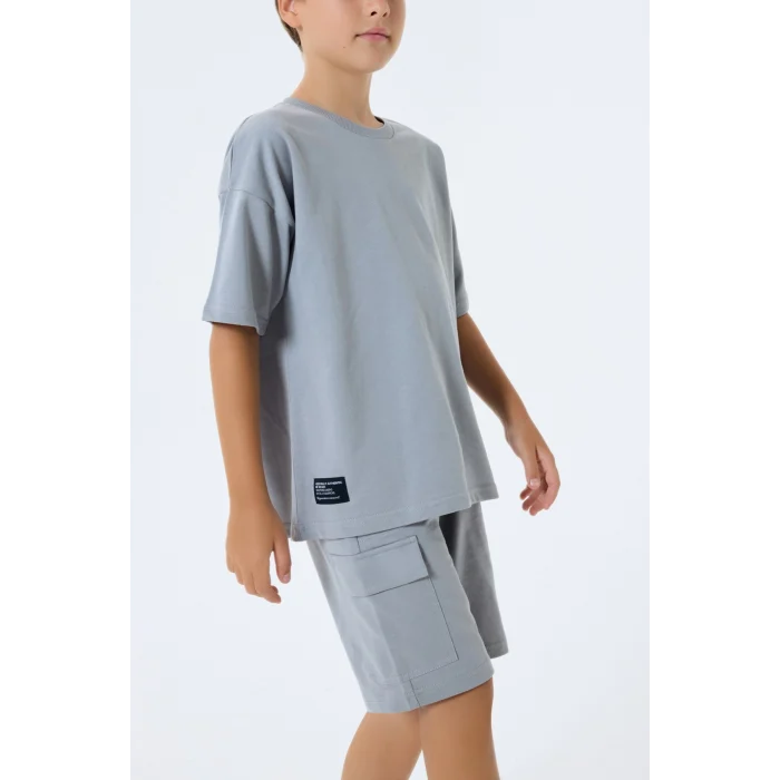 RolyPoly 3765-G Erkek Garson Kargo Bermuda Takım