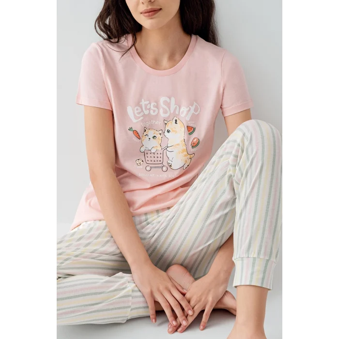 Arnetta 3571-S Kısa Kol Pijama Takımı