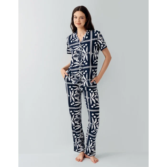 Arnetta 3567-S Kadın Gömlek Pijama Takım