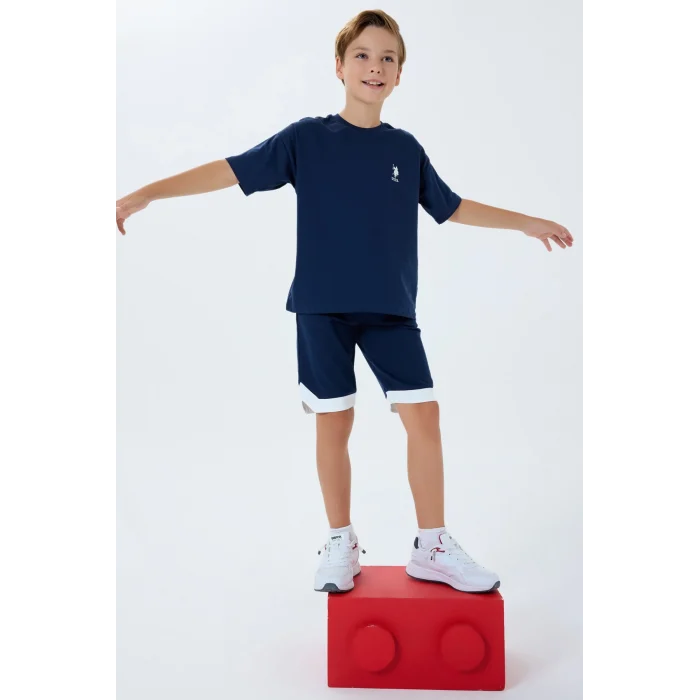 US Polo 2403-4 Erkek Çocuk Bermuda Takım