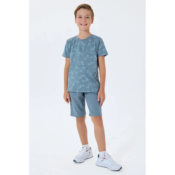 US Polo 2411-G Erkek Garson Bermuda Takım