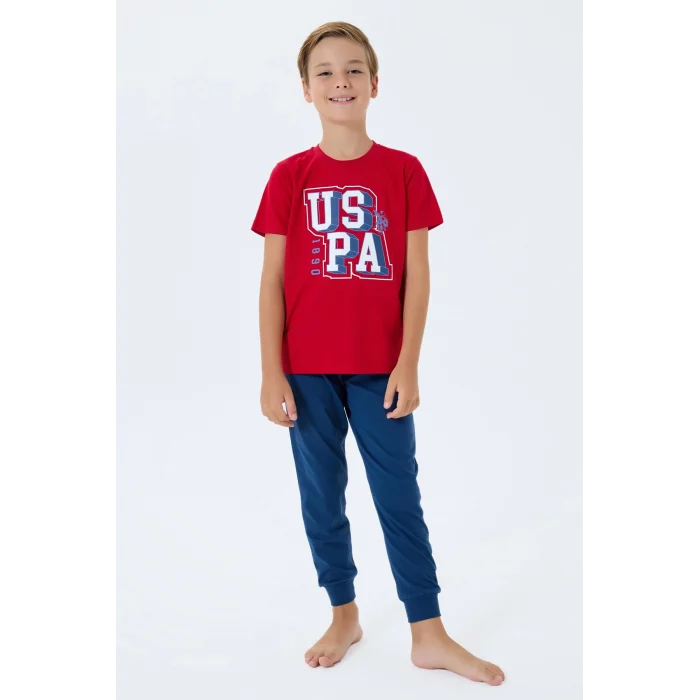 US Polo 2410-G Erkek Garson Pijama Takım