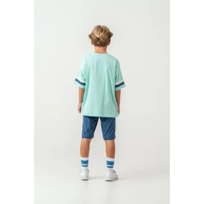 US Polo 2414-4 Erkek Çocuk Bermuda Takım