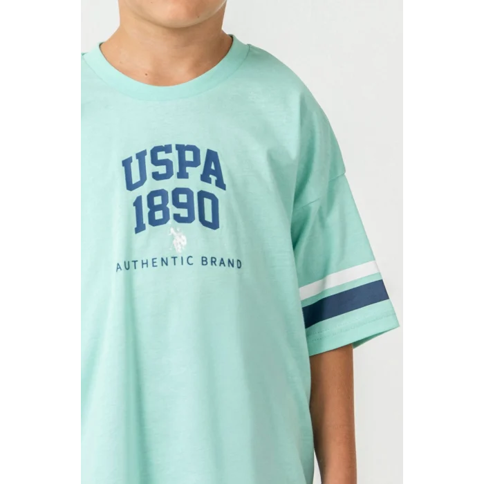 US Polo 2414-4 Erkek Çocuk Bermuda Takım