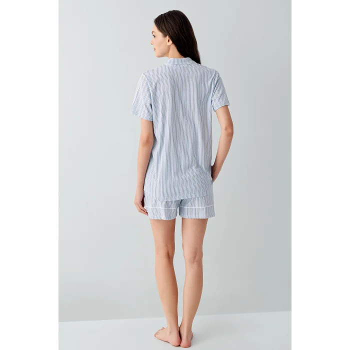 Arnetta 3601-S Kadın Gömlek Pijama Şort Takım