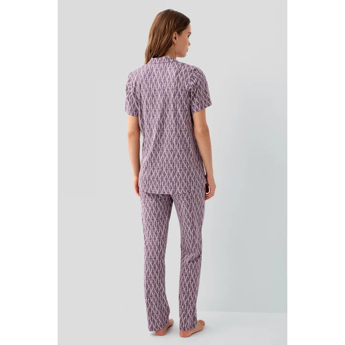 Pierre Cardin 9184-S Kadın Gömlek Pijama Takım