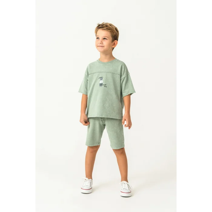 RolyPoly 3734-G Erkek Garson Bermuda Takım