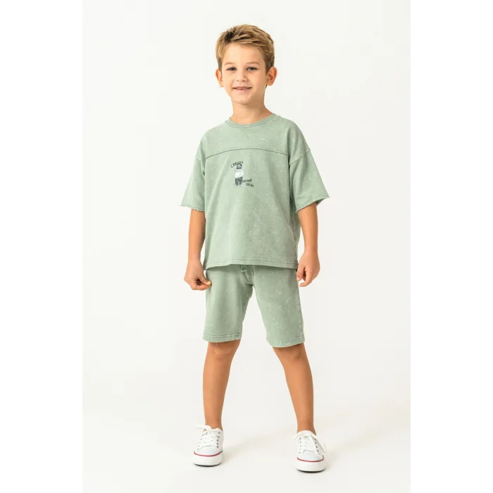 RolyPoly 3734-G Erkek Garson Bermuda Takım