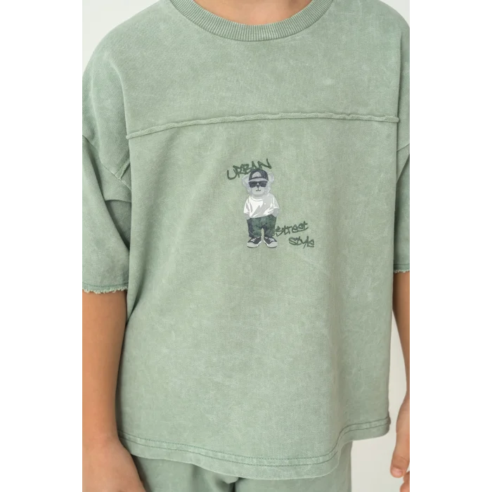 RolyPoly 3734-G Erkek Garson Bermuda Takım