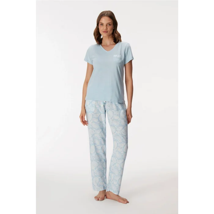 Anıl 11351 Kadın T-Shirt Ve Pantalon Takım