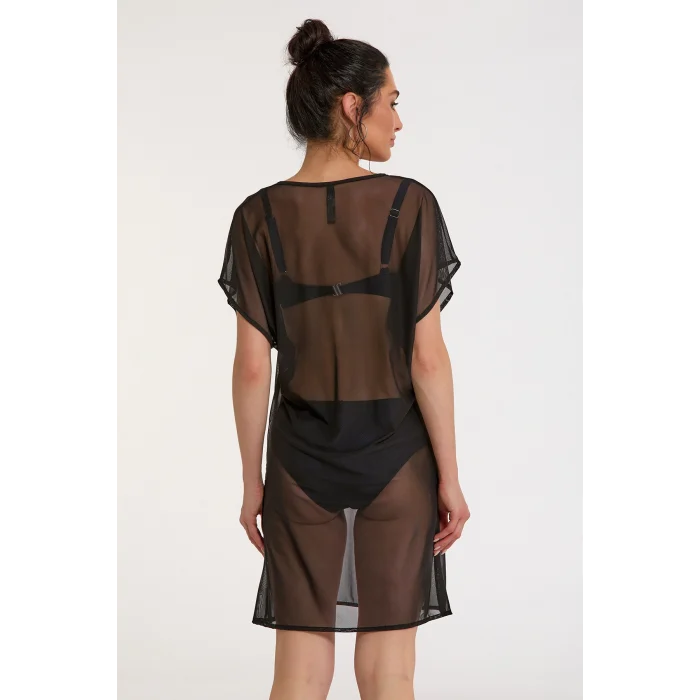 Argento 2095-3001 Kadın Aksesuarlı Kısa Kaftan