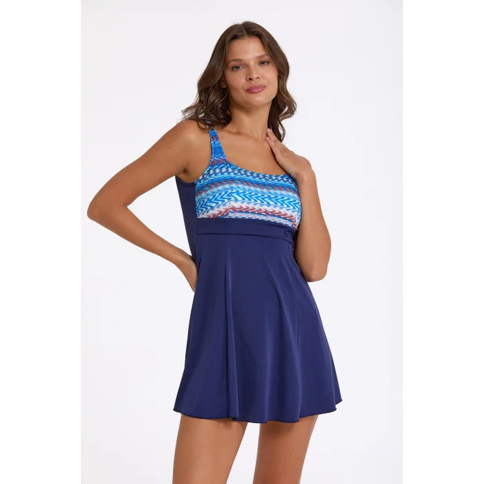 Argento 0341-3017 Kadın Elbiseli Mayo