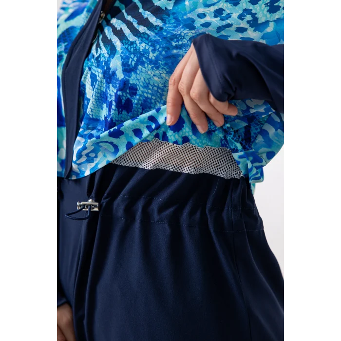 Adasea 1208 Sentre Likralı Uzun Kollu Tesettür Mayo