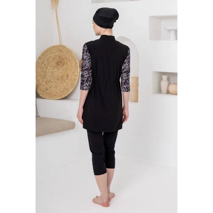 Adasea 1603 Ande Yarı Kapalı Tesettür Mayo