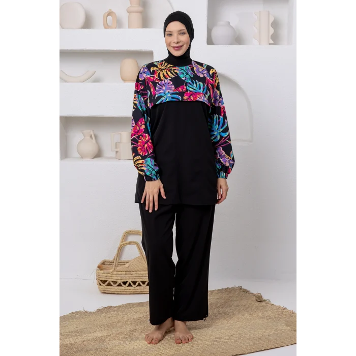 Adasea 1809 Hanz Battal Uzun Kollu Tesettür Mayo