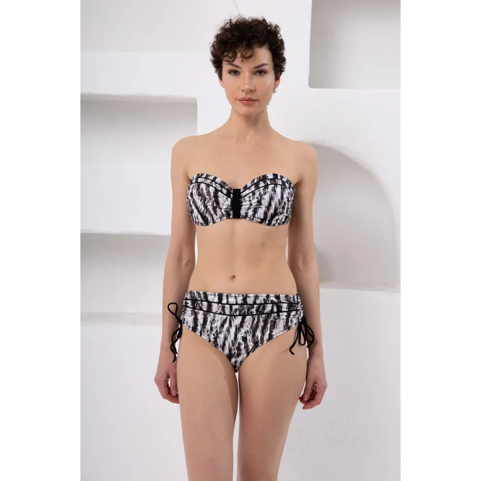 Lapieno 4208 Kaplı Straplez Bikini Takım