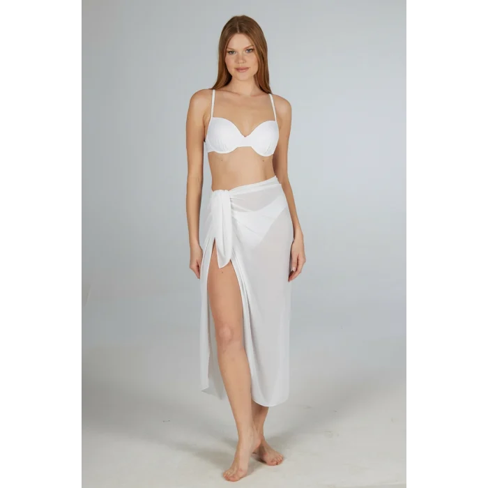 Estiva 6000 Kadın Düz Şifon Pareo