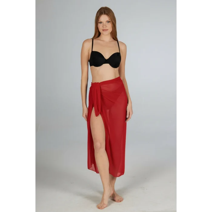 Estiva 6000 Kadın Düz Şifon Pareo